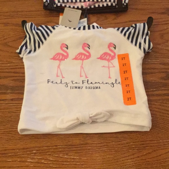 Tommy Bahama 2T Girls swimsuit set - Picture 2 of 7